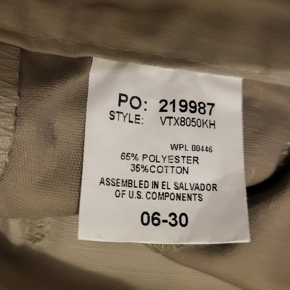 Vertx VTX8050KH Kahki Womens Phantom Tactical Cargo Pants Size 6 (30) - Picture 5 of 8